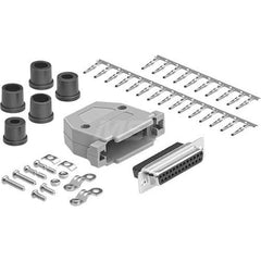 Female D-Sub RS-232 Serial DB25 Adapter For Data Networks, Serial Data Transmission Device Management & Instrument Control