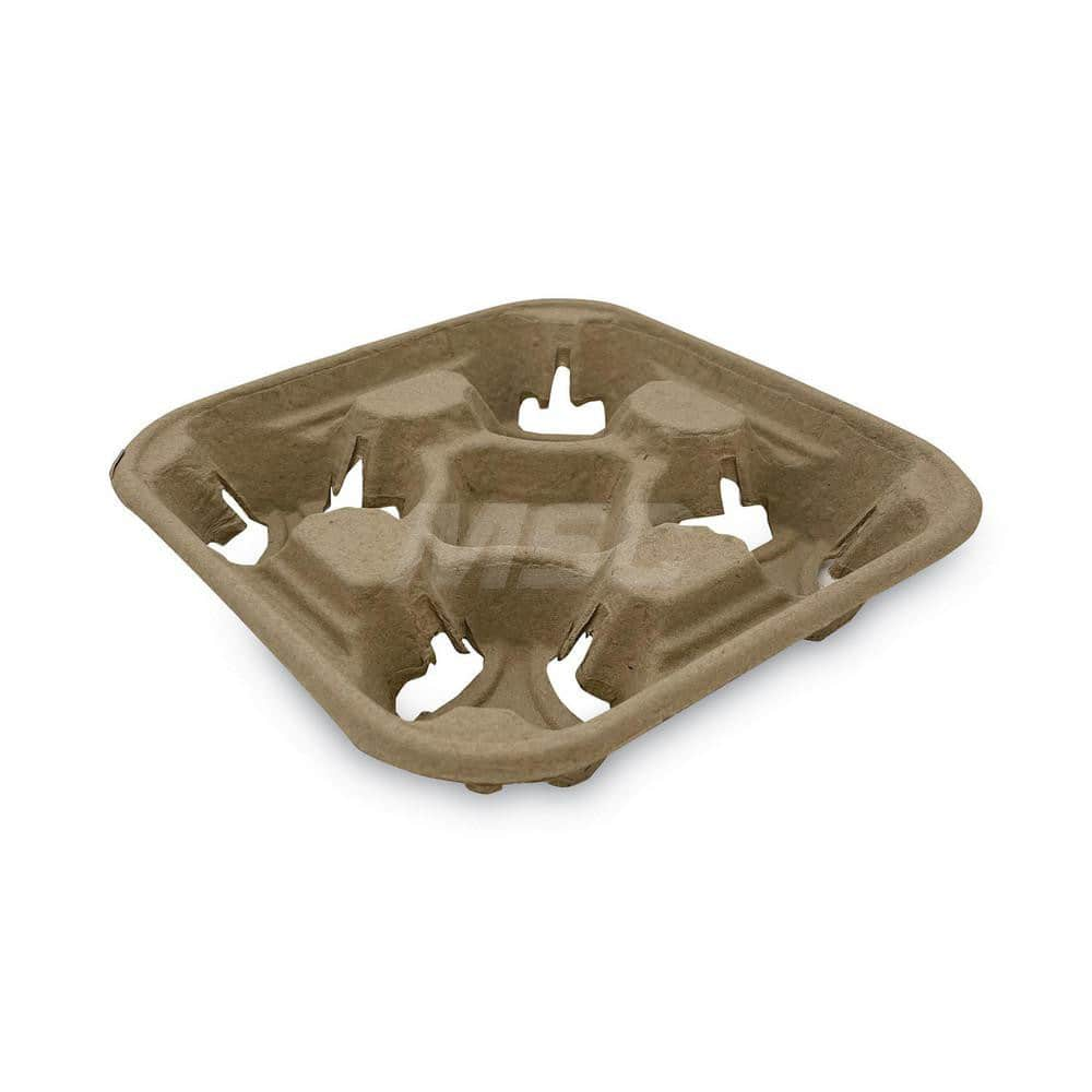 Plate & Tray: Molded Fiber, Kraft, Solid