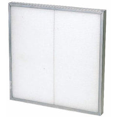 Pleated Air Filter: 12 x 24 x 1″, MERV 5, Washable Polypropylene, Steel Frame, 750 CFM