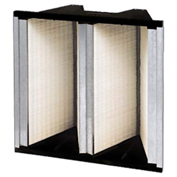 PRO-SOURCE - Pleated & Panel Air Filters Filter Type: V-Bank Mini-Pleat Nominal Height (Inch): 20 - Top Tool & Supply