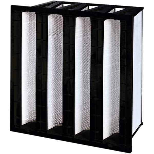 PRO-SOURCE - Pleated & Panel Air Filters Filter Type: V-Bank Mini-Pleat Nominal Height (Inch): 20 - Top Tool & Supply