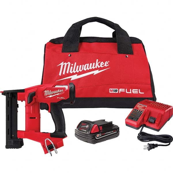 Milwaukee Tool - Staplers & Staple Guns Type: Crown Stapler Type of Power: Battery - Top Tool & Supply