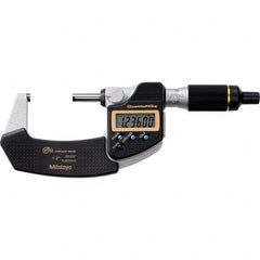 Mitutoyo - Electronic Outside Micrometers Type: Quantumike Minimum Measurement (Decimal Inch): 1.0000 - Top Tool & Supply