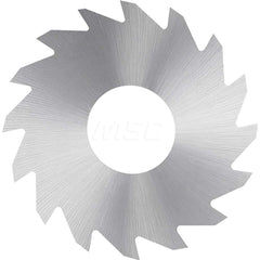 Slitting & Slotting Saw: 1″ Dia, 0.02″ Thick, 3/8″ Arbor Hole, 12 Teeth, Solid Carbide Bright/Uncoated