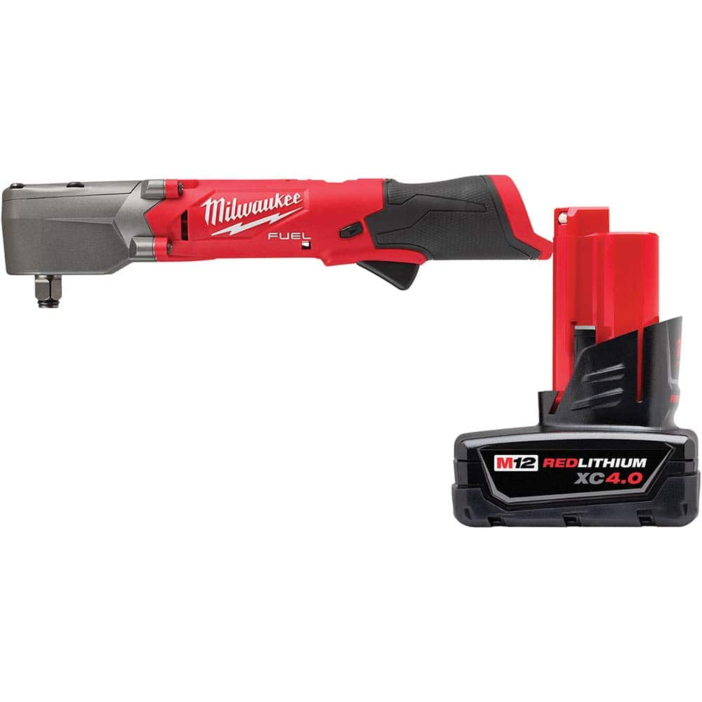 Milwaukee Tool - Cordless Impact Wrenches & Ratchets Voltage: 12.00 Drive Size (Inch): 1/2 - Top Tool & Supply