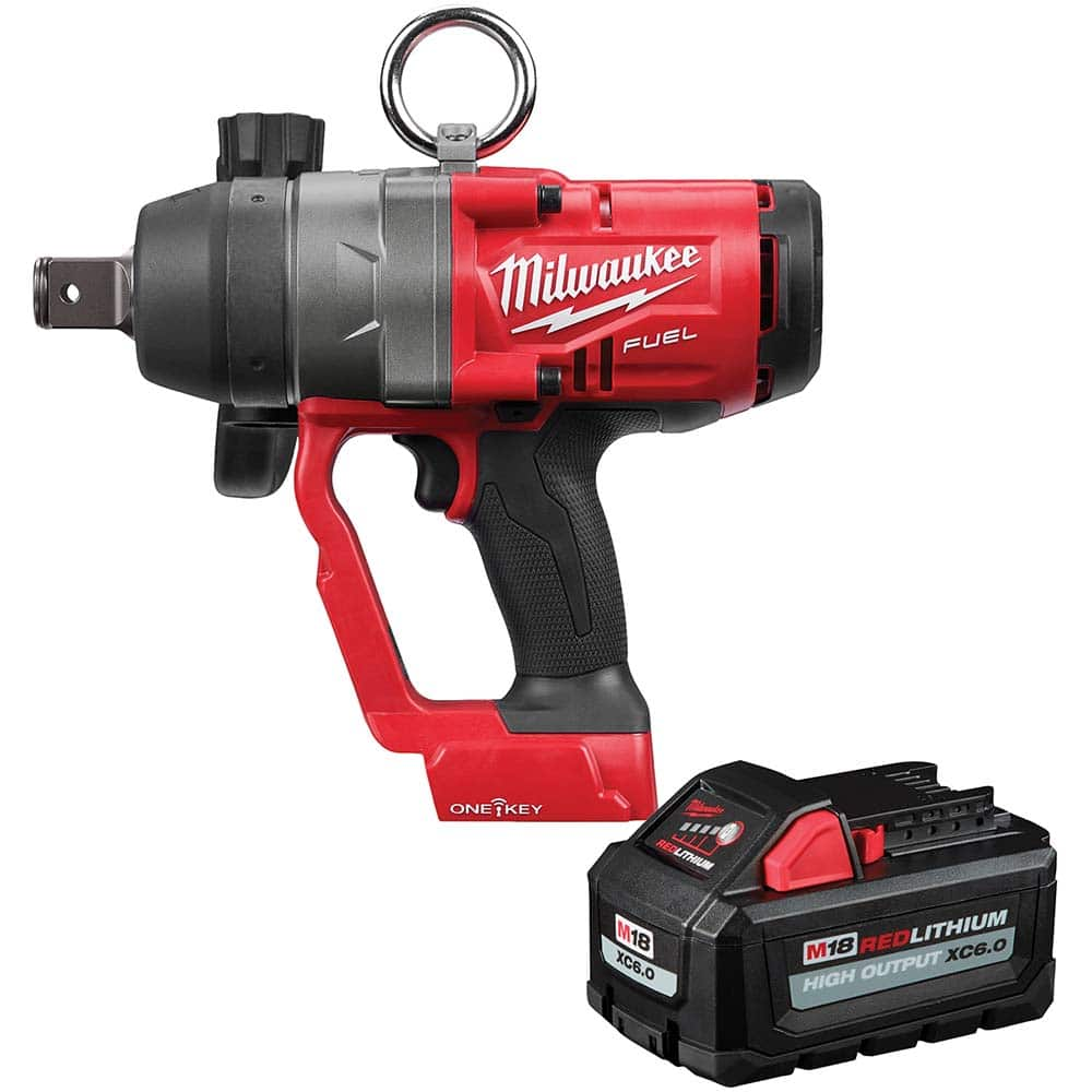 Milwaukee Tool - Cordless Impact Wrenches & Ratchets Voltage: 18.00 Drive Size (Inch): 1 - Top Tool & Supply