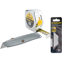 Stanley - Utility Knives, Snap Blades & Box Cutters Type: Retractable Utility Knife Blade Type: Retractable - Top Tool & Supply