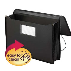 SMEAD - File Folders, Expansion Folders & Hanging Files Folder/File Type: Expanding Wallet Color: Black - Top Tool & Supply