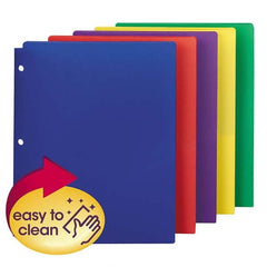 SMEAD - File Folders, Expansion Folders & Hanging Files Folder/File Type: Pocket Folders Color: Multi-Color - Top Tool & Supply