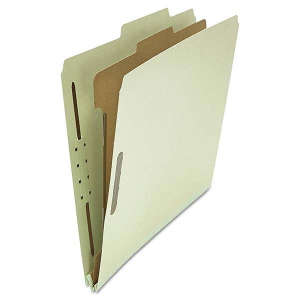 UNIVERSAL - File Folders, Expansion Folders & Hanging Files Folder/File Type: Classification Folders with Tob Tab Fastener Color: Gray; Green - Top Tool & Supply