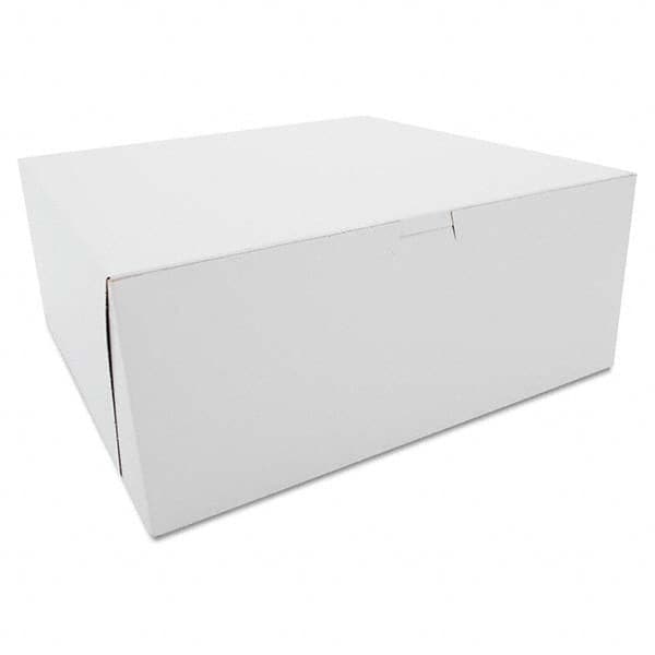 SCT - Tuck-Top Bakery Boxes, Paperboard, White, 12 x 12 x 5 - Top Tool & Supply