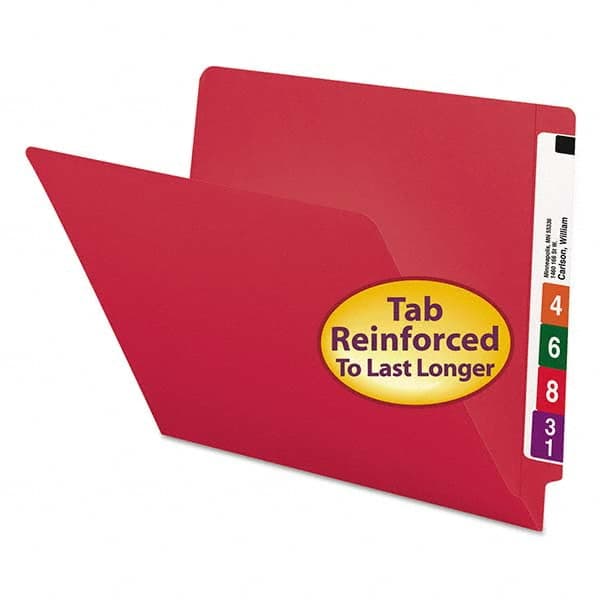 SMEAD - File Folders, Expansion Folders & Hanging Files Folder/File Type: File Folders with End Tab Color: Red - Top Tool & Supply