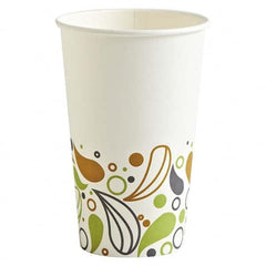 Boardwalk - Deerfield Printed Paper Hot Cups, 16 oz, 1000/Carton - Top Tool & Supply