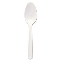 DART - Bonus Polypropylene Cutlery, 5", Teaspoon, White - Top Tool & Supply