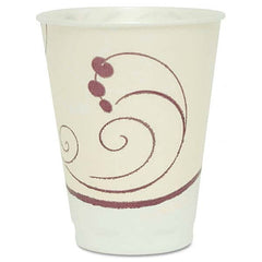 DART - Symphony Design Trophy Foam Hot/Cold Cups, 12 oz, Beige, 1000/Carton - Top Tool & Supply