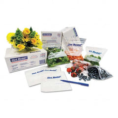 Inteplast Group - Reclosable Food & Sandwich Bags Volume Capacity: 4.5 Qt. Width (Inch): 8 - Top Tool & Supply