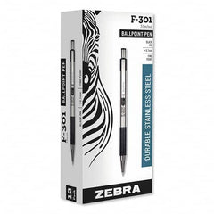 Zebra - Pens & Pencils Type: Ball Point Pen Color: Black - Top Tool & Supply