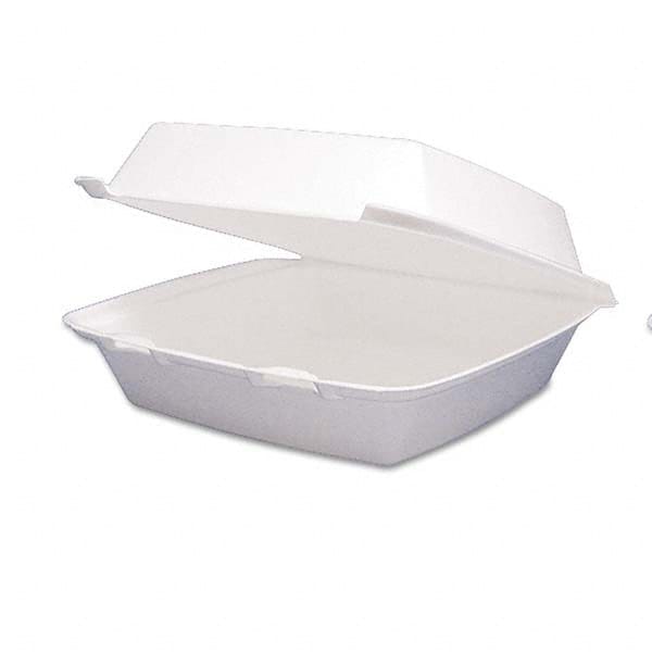 DART - Carryout Food Container, Foam Hinged 1-Comp, 9 1/2 x 9 1/4 x 3, 200/Carton - Top Tool & Supply