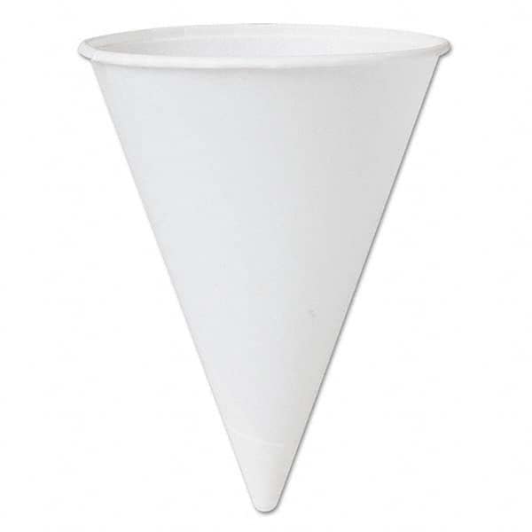 DART - Bare Treated Paper Cone Water Cups, 4-1/4 oz, White, 200/Bag - Top Tool & Supply