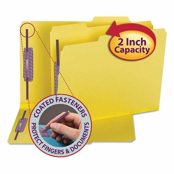 SMEAD - File Folders, Expansion Folders & Hanging Files Folder/File Type: File Folders with Top Tab Fastener Color: Yellow - Top Tool & Supply