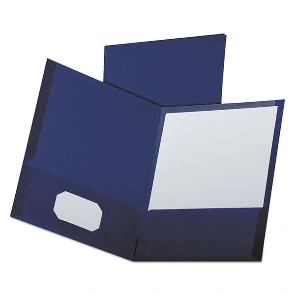 OXFORD - File Folders, Expansion Folders & Hanging Files Folder/File Type: Pocket Folders Color: Blue - Top Tool & Supply