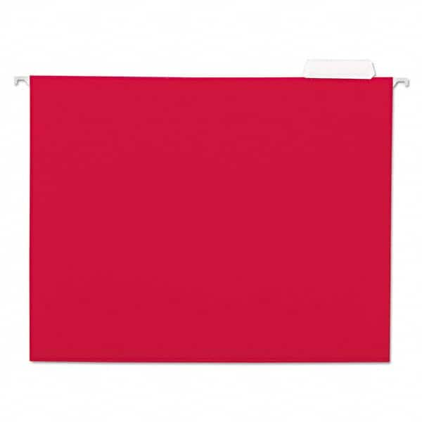 UNIVERSAL - File Folders, Expansion Folders & Hanging Files Folder/File Type: Hanging File Folder Color: Red - Top Tool & Supply