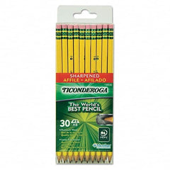 TICONDEROGA - Pens & Pencils Type: Pencil Color: Black - Top Tool & Supply