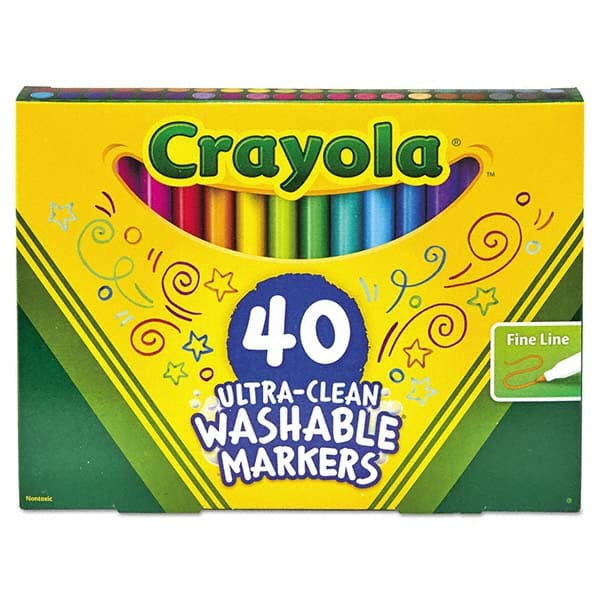 Crayola - Markers & Paintsticks Type: Art Marker Color: Assorted - Top Tool & Supply