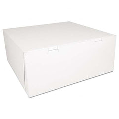 SCT - Bakery Boxes, White, Paperboard,14 x 14 x 6, 50/Carton - Top Tool & Supply