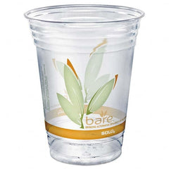 DART - Bare Eco-Forward RPET Cold Cups, 16-18 oz, Clear, 50/Pack - Top Tool & Supply