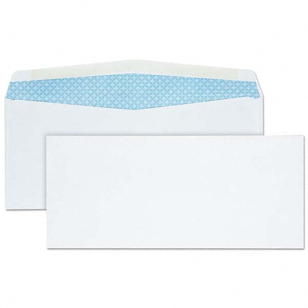 Business Mailing Envelope: 4-1/8″ Wide, 9-1/2″ Long, 24 lb White