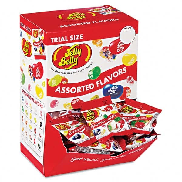 Jelly Belly - Snacks, Cookies, Candy & Gum Breakroom Accessory Type: Candy Breakroom Accessory Description: Jelly Beans, Assorted Flavors, 80/Dispenser Box - Top Tool & Supply