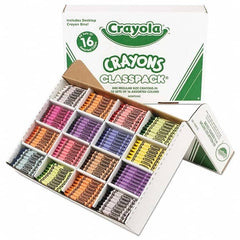 Crayola - Markers & Paintsticks Type: All Purpose Wax Crayon Color: Assorted - Top Tool & Supply