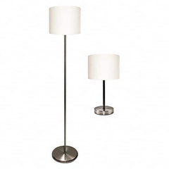 LEDU - Task Lights Fixture Type: Floor Lamp Color: Silver/White - Top Tool & Supply