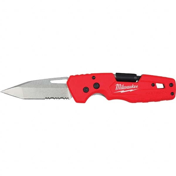 Milwaukee Tool - Pocket & Folding Knives Knife Type: Folding Knife Edge Type: Partially Serrated - Top Tool & Supply