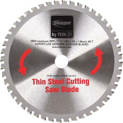 Fein - Wet & Dry-Cut Saw Blades Blade Diameter (Inch): 7-1/4 Blade Material: Carbide-Tipped - Top Tool & Supply