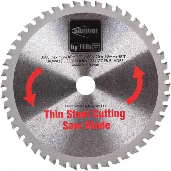 Fein - Wet & Dry-Cut Saw Blades Blade Diameter (Inch): 7 Blade Material: Carbide-Tipped - Top Tool & Supply