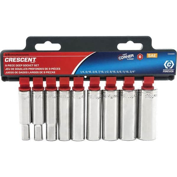 Crescent - Socket Sets Measurement Type: Inch Drive Size: 3/8 - Top Tool & Supply