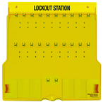 Padllock Wall Station - 22 x 22 x 1-3/4''-Unfilled; Base & Cover - Top Tool & Supply