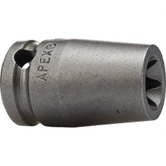 Apex - Impact Sockets Drive Size (Inch): 3/8 Torx Size: E12 - Top Tool & Supply