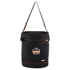 5975T M BLK POLY HOIST BUCKET W/TOP - Top Tool & Supply