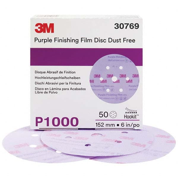 3M - Hook & Loop Discs Abrasive Type: Film Disc Disc Diameter (Inch): 6 - Top Tool & Supply