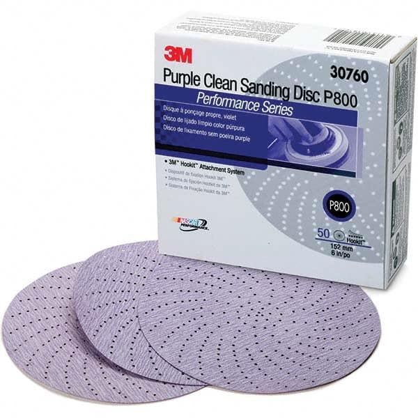 3M - Hook & Loop Discs Abrasive Type: Sanding Disc Disc Diameter (Inch): 6 - Top Tool & Supply