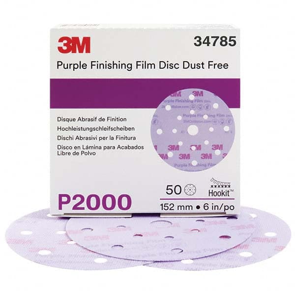 3M - Hook & Loop Discs Abrasive Type: Film Disc Disc Diameter (Inch): 6 - Top Tool & Supply