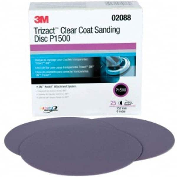 3M - Hook & Loop Discs Abrasive Type: Sanding Disc Disc Diameter (Inch): 6 - Top Tool & Supply