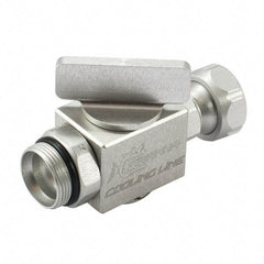 Piranha Cooling Line - Instrumentation Ball Valves Material: Aluminum Pipe Size: 0.25 (Inch) - Top Tool & Supply