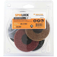 WALTER Surface Technologies - Flap Wheel Kits Abrasive Type: Coated; Non-Woven Abrasive Material: Aluminum Oxide - Top Tool & Supply