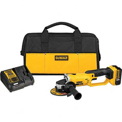 DeWALT - Angle & Disc Grinders Type of Power: Cordless Wheel Diameter (Inch): 4-1/2 - Top Tool & Supply