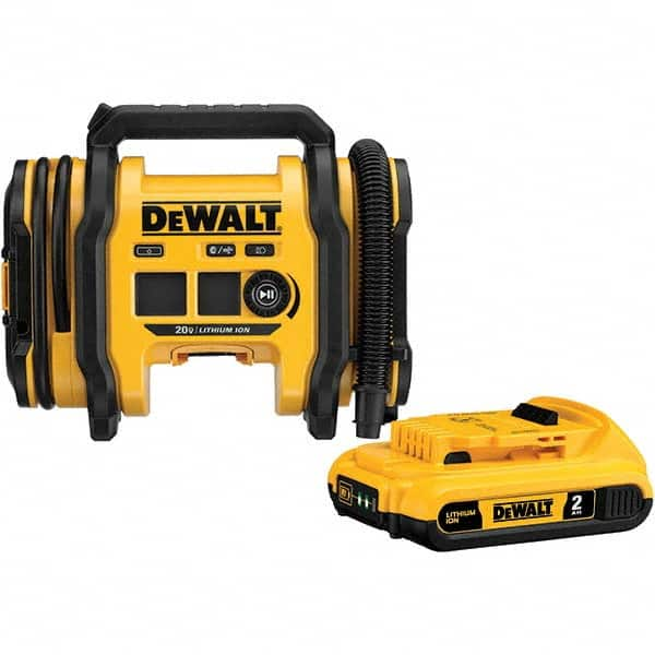 DeWALT - Tire Inflators Tool Type: Inflator Kit Power Source: 20V MAX Battery, 12V DC or 110V AC - Top Tool & Supply