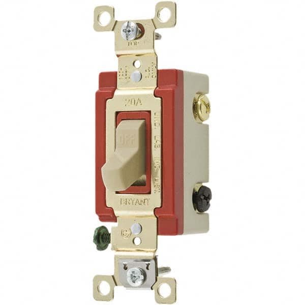 Bryant Electric - Wall & Dimmer Light Switches Switch Type: Three Way Switch Operation: Toggle - Top Tool & Supply